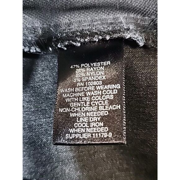 Liz Claiborne Career Classic Dress Pants Women's 10 Grey Straight Leg Workwear - Picture 7 of 7